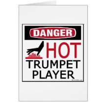 Hot Trumpet Player Card