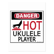 Hot Ukulele Player Postcards
