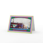 Hot Wheels Surfin'S'Cool Bus Christmas Card