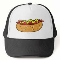 hotdog trucker hat