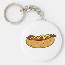 Hotdog Key Chains