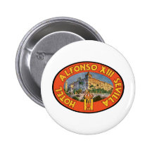 Hotel Alfonso XIII Sevilla Pinback Buttons