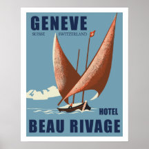 Hotel Beau Rivage (Geneva - Switzerland) Posters