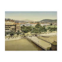 Hotel des Anglais, Nice, Riviera vintage Photochro Postcard