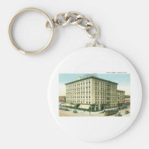 Hotel Downey, Lansing Michigan Key Chain