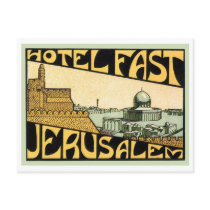 Hotel Fast Jerusalem Postcard
