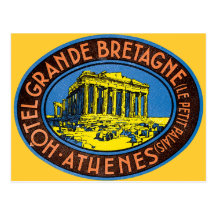 Hotel Grande Bretagne - Greece Postcard