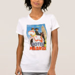 Hotel Madrid Vintage Travel Poster t-shirts