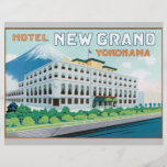 Hotel New Grand Yokohama, Vintage Personalized Flyer
