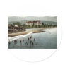 Hotel Potter, Santa Barbara CA, 1908 Vintage Round Sticker