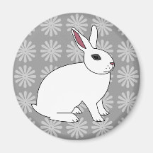 Hotot Rabbit Fridge Magnet
