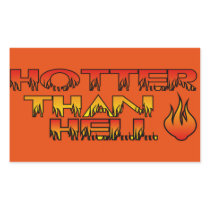 Hotter Than Hell Sticker