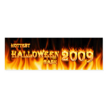 Hottest halloween bash party invitation cards business card templates