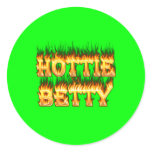 Hottie Betty fire and flames.