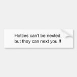 hotties on chatroulette bumper sticker