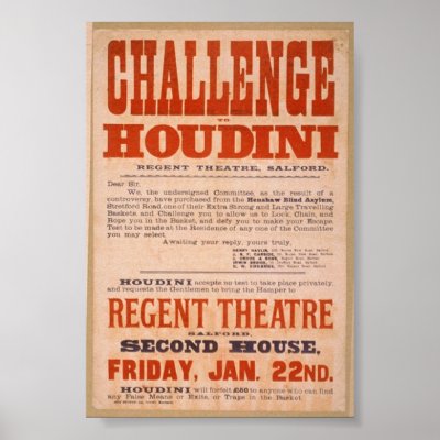 Houdini Challenge Posters