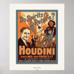 Houdini ~ Do Spirits Return? ~ Vintage Magician Posters
