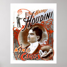 Houdini - King of Cards Print