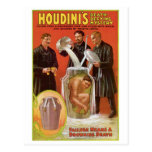 Houdini's ~ Illusionist Vintage Escape Artist Postcards