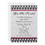 Houndstooth Fashion Invitation