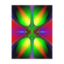 Hour Glass Fractal Postcard