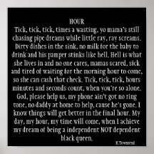 Hour (Original Poem) Poster