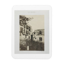 House and garden in the French Quarter, Egypt, 185 Magnet