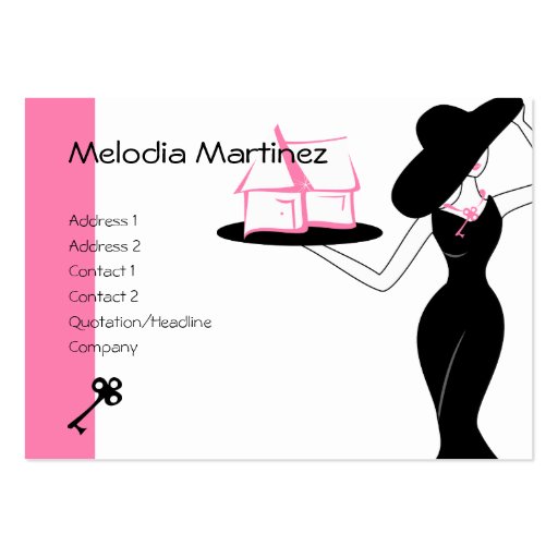 House and Key Business Card Templates