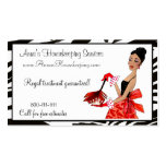 House Cleaning Diva / African A. Business Cards