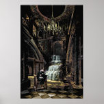 House Falling Drown Print / Poster