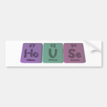 House-Ho-U-Se-Holmium-Uranium-Selenium.png Bumper Sticker