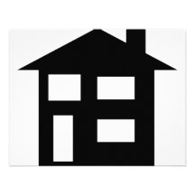 house icon custom invitations