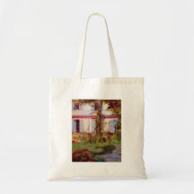 House in Rueil by Edouard Manet Canvas Bag