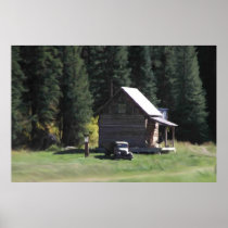House In The Woods Print