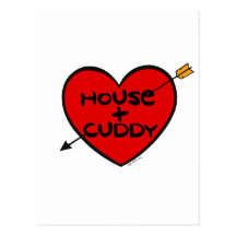 House loves Cuddy Postcard