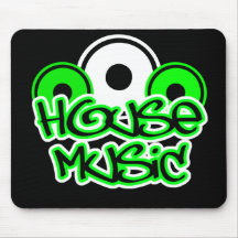 house music dj mouse pad mat pc computer