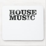 House Music Spiral Text Mousepad