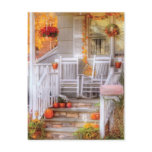 House - My Aunts porch Postcard