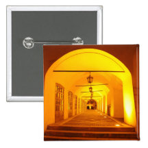 House of Arts, Sibiu at night Pinback Buttons