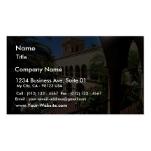 House Of Hospitality In Balboa Park Business Card Template
