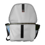 House on Hill with sky and palm tree in Florida Commuter Bags