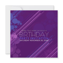 House Party Birthday Invitation