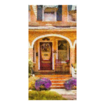 House - Visiting Grandma Personalised Photo Card
