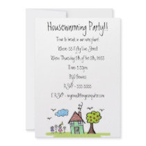 House Warming Moving Party Invite Invitation