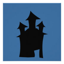 House with Three Towers. Custom Invitation