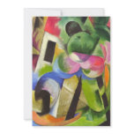House with Trees by Franz Marc Custom Announcements