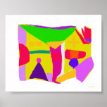 House with Yellow Walls Poster