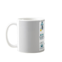 Household appliances icons (5) coffee mugs