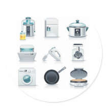 Household appliances icons (5)