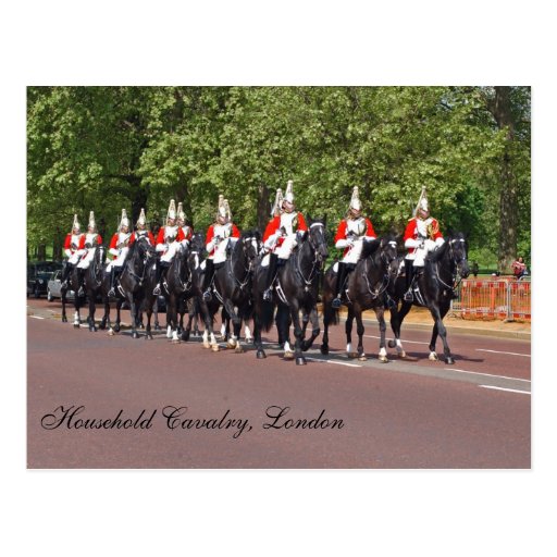 Household Cavalry Postcard
